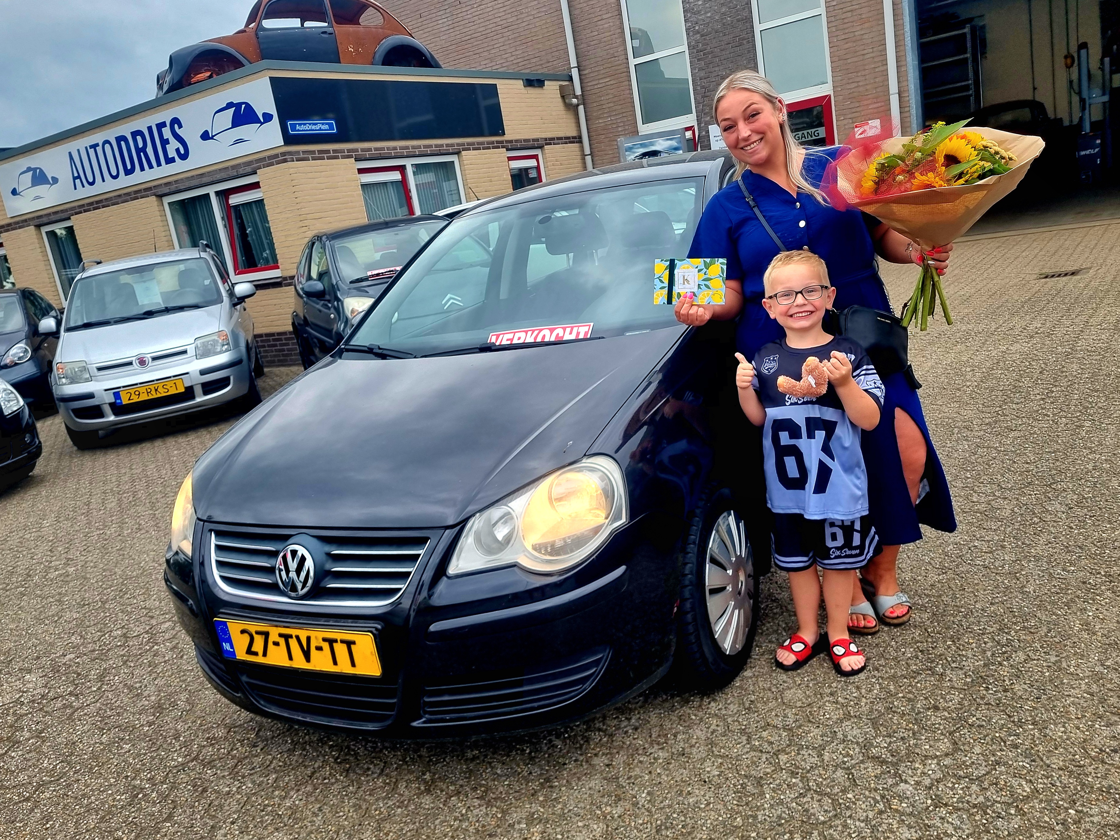 Blije klant bij Auto Dries Aalten